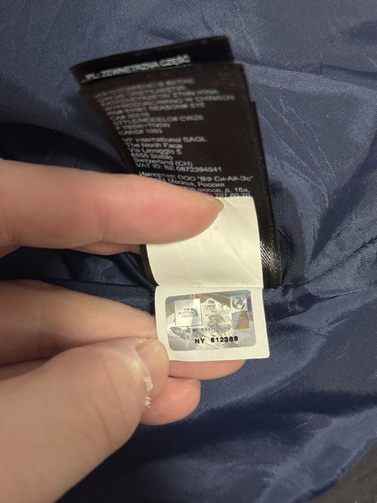 Supreme tnf north face denim shot jacket parka