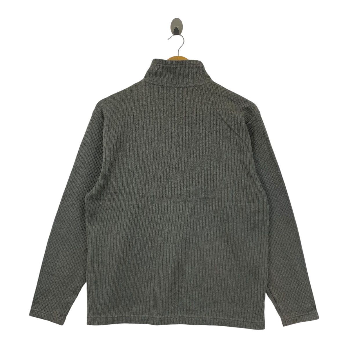 Yohji Yamamoto Vintage YOHJI YAMAMOTO SACSNY Half Zipper Tee Shirt Size US L / EU 52-54 / 3 - 4 Thumbnail