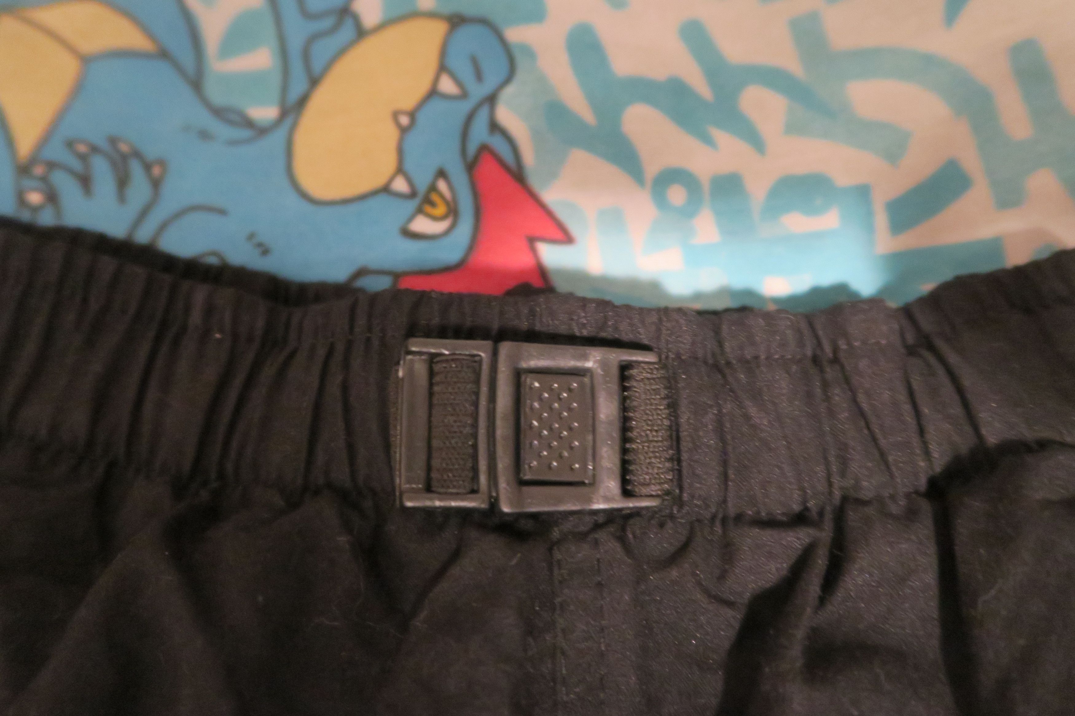 Half Evil Half Evil 333 Nylon Shorts Black Size XL Belted Size US 36 / EU 52 - 3 Thumbnail