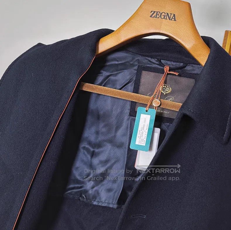 Loro Piana Loro Piana Full Cashmere Lapel Jacket Size US L / EU 52-54 / 3 - 3 Thumbnail
