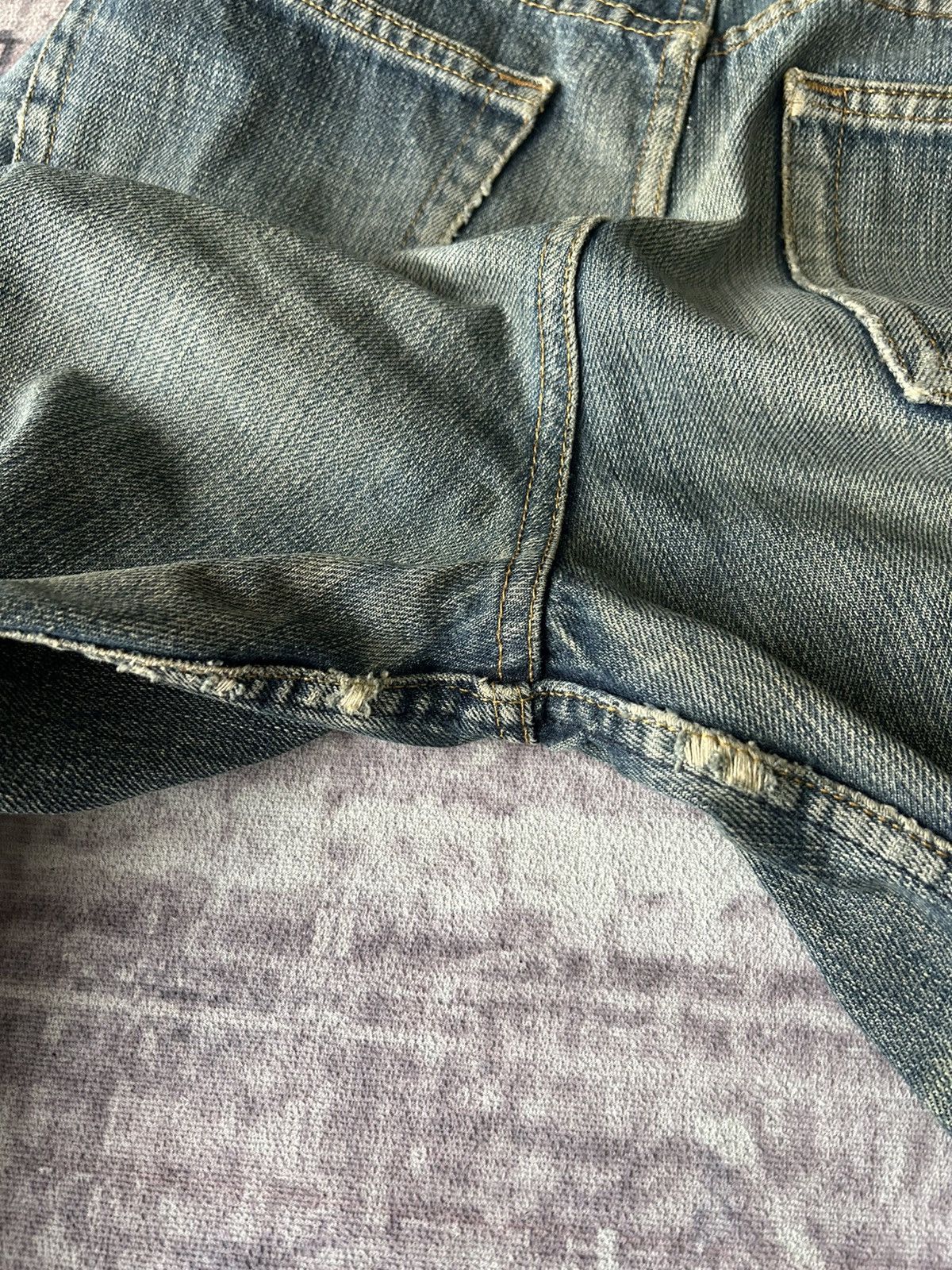 Helmut Lang Vintage Helmut Lang Indigo Washed Jeans Size US 30 / EU 46 - 8 Thumbnail