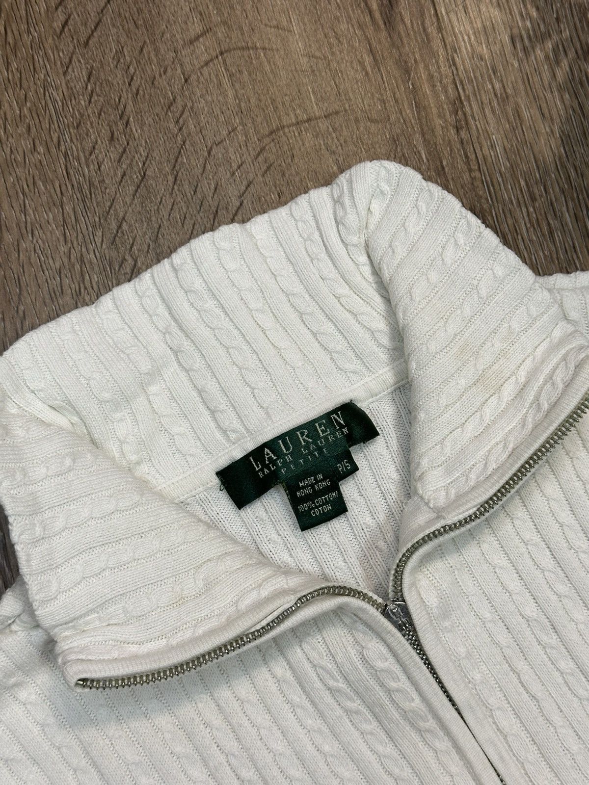 Ralph Lauren Lauren Ralph Lauren Petite Knitted Zip Size S / US 4 / IT 40 - 5 Thumbnail