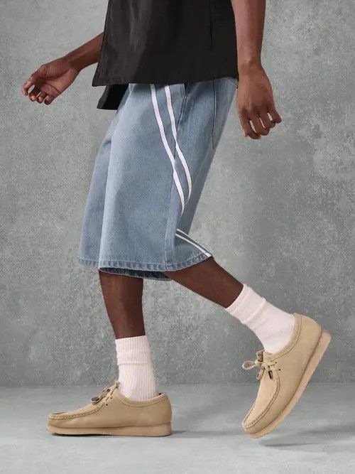 Japanese Brand × Vintage VINTAGE denim jeans shorts Y2K DRIP Size US 32 / EU 48 - 1 Thumbnail