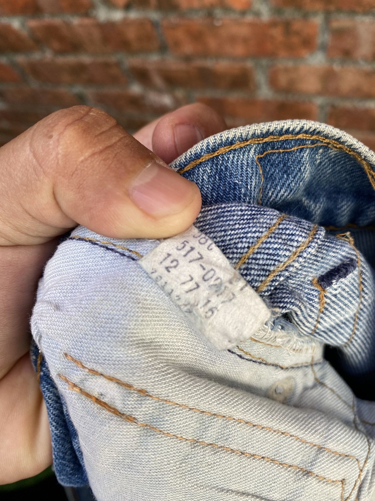 Levi's Vintage Clothing W35x33 Vintage levi's 517 flare 80s bell bottom talon Size US 35 - 4 Thumbnail