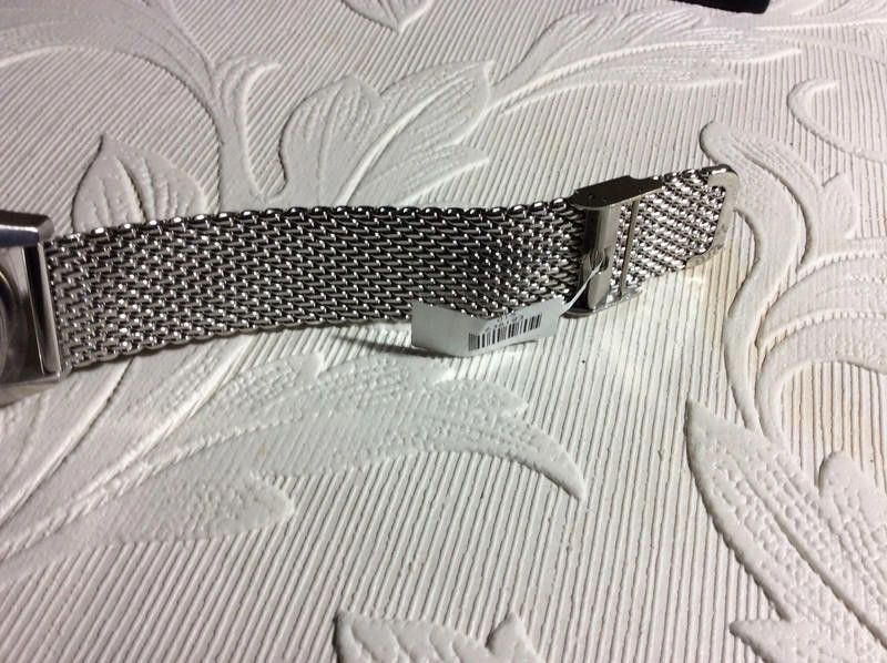 Designer Miro men's black dail mesh strainless steel braclete watch Size ONE SIZE - 7 Thumbnail