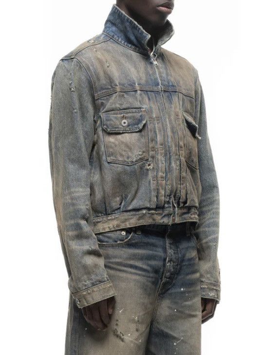 No Faith Studios No/Faith Studios Japanese Dust Selvedge Trucker Jacket Size US M / EU 48-50 / 2 - 10 Thumbnail