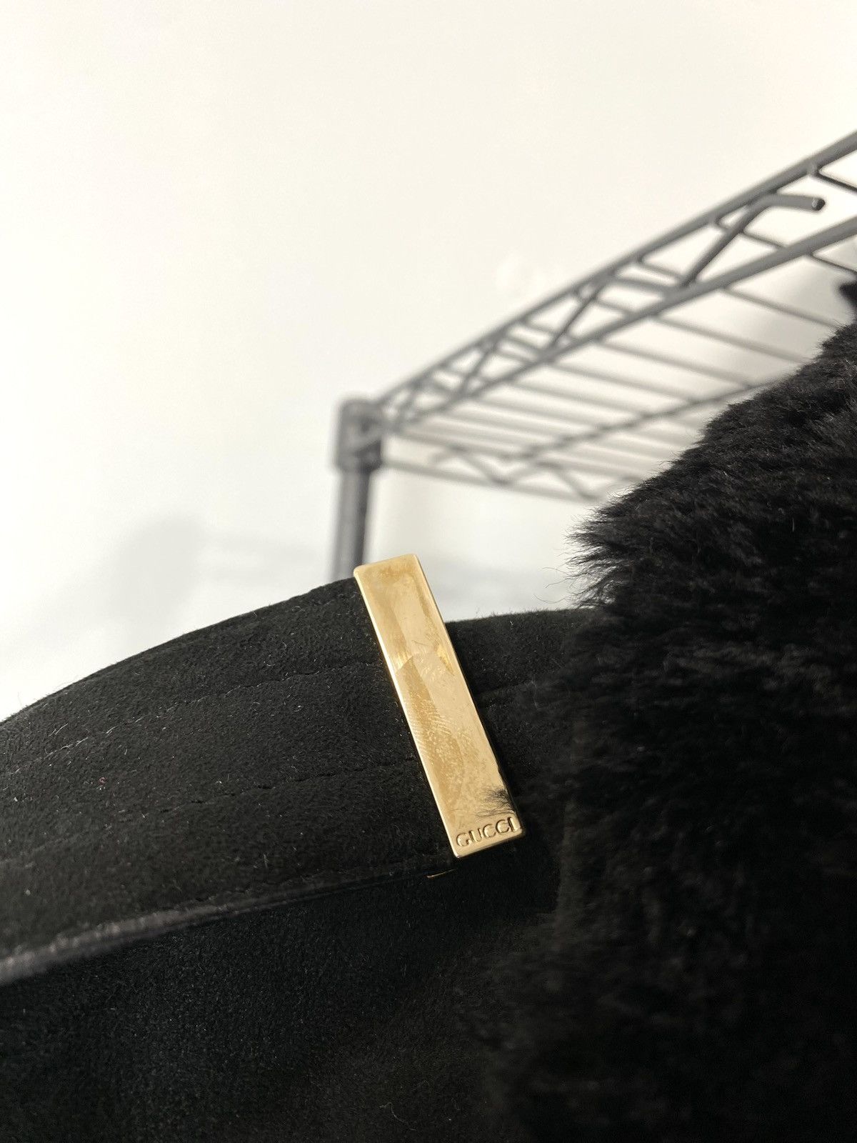 Gucci Rare! Vintage Gucci Suede Leather Jacket Fur Shearling Size M / US 6-8 / IT 42-44 - 7 Thumbnail