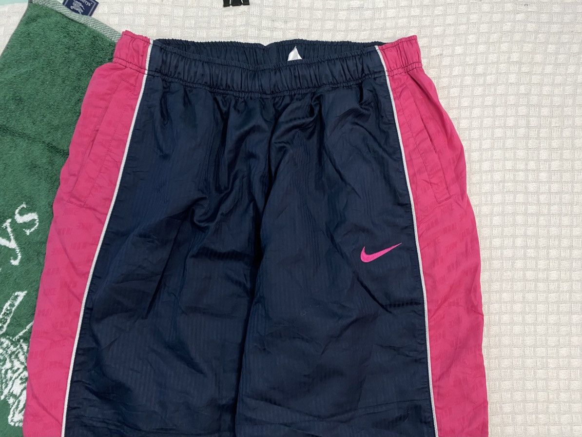 Alyx × Nike 💥 VINTAGE NIKE 90S BAGGY WIDE LEG SWOOSH TRACK PANTS Y2K Size US 36 / EU 52 - 4 Thumbnail