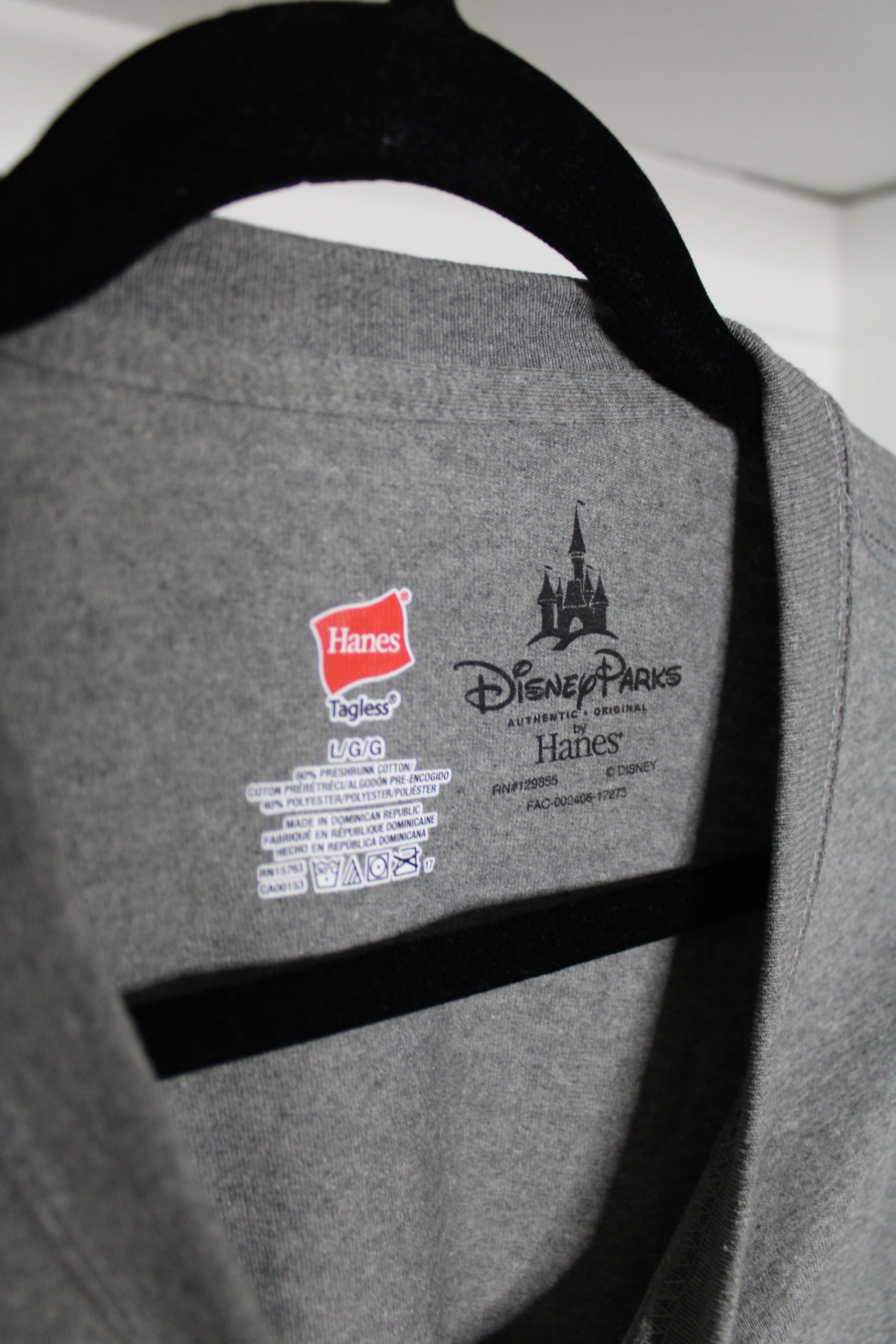 Disney Disneyland Resort Grey Shirt Size US L / EU 52-54 / 3 - 3 Thumbnail
