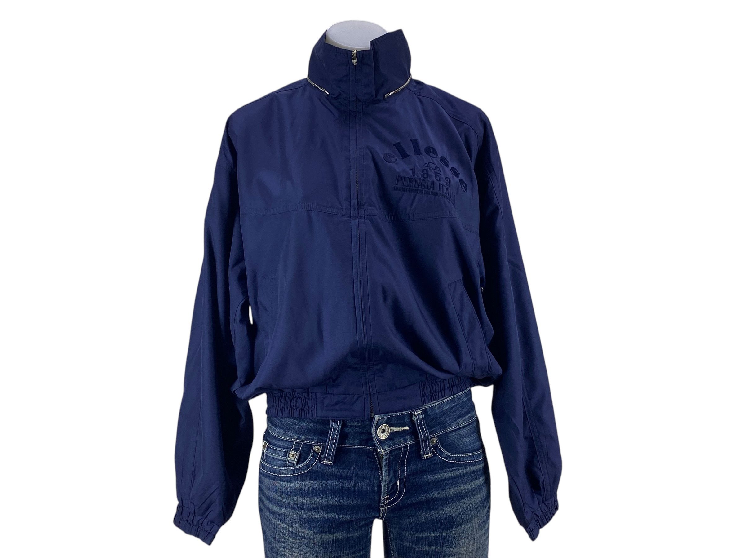 Ellesse × Vintage Ellesse Zipper Track Jacket Blue White Retro Sportswear Size US S / EU 44-46 / 1 - 1 Thumbnail