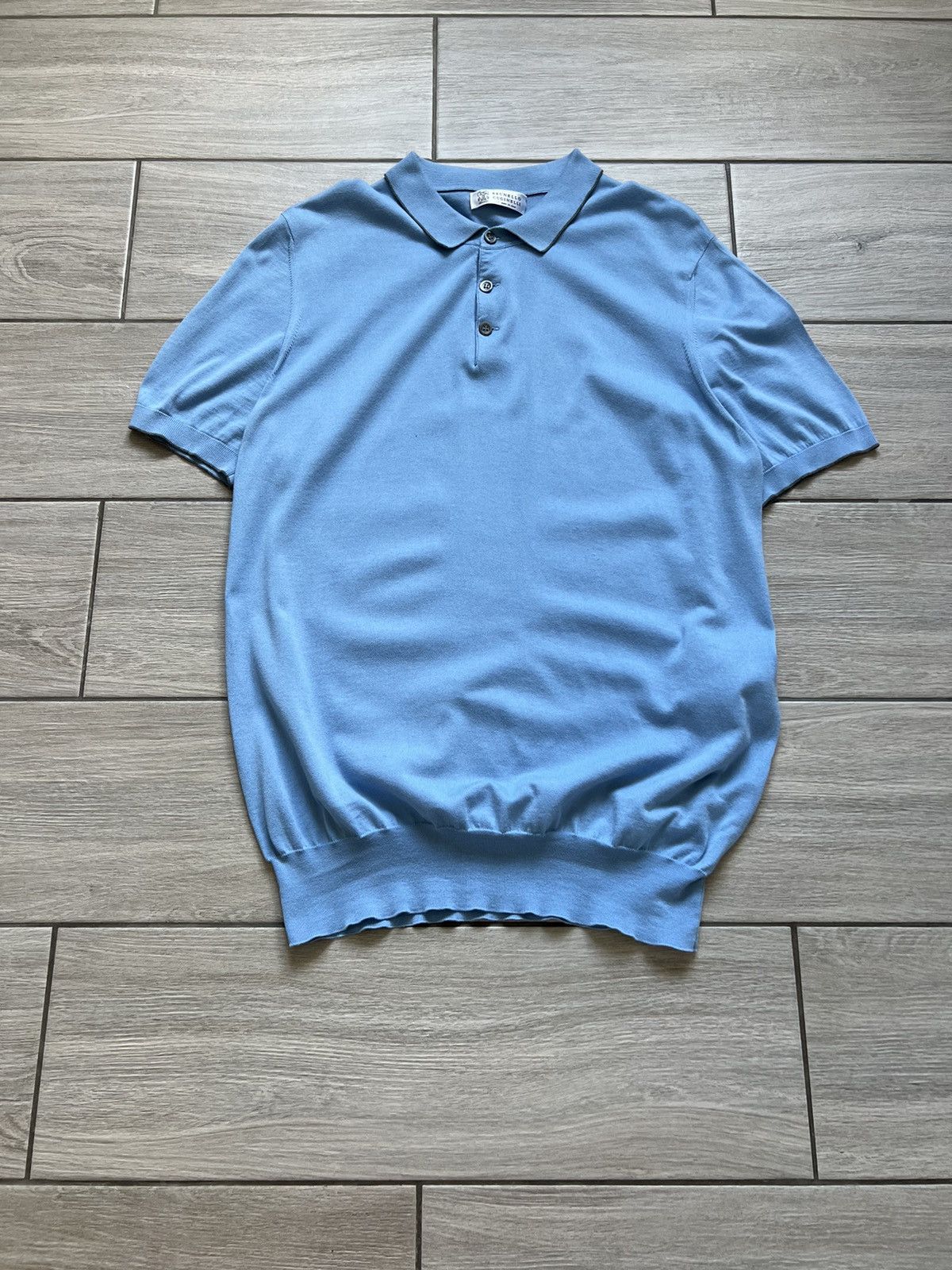 Brunello Cucinelli RARE Luxury Brunello Cucinelli T-Shirt Size US L / EU 52-54 / 3 - 3 Thumbnail