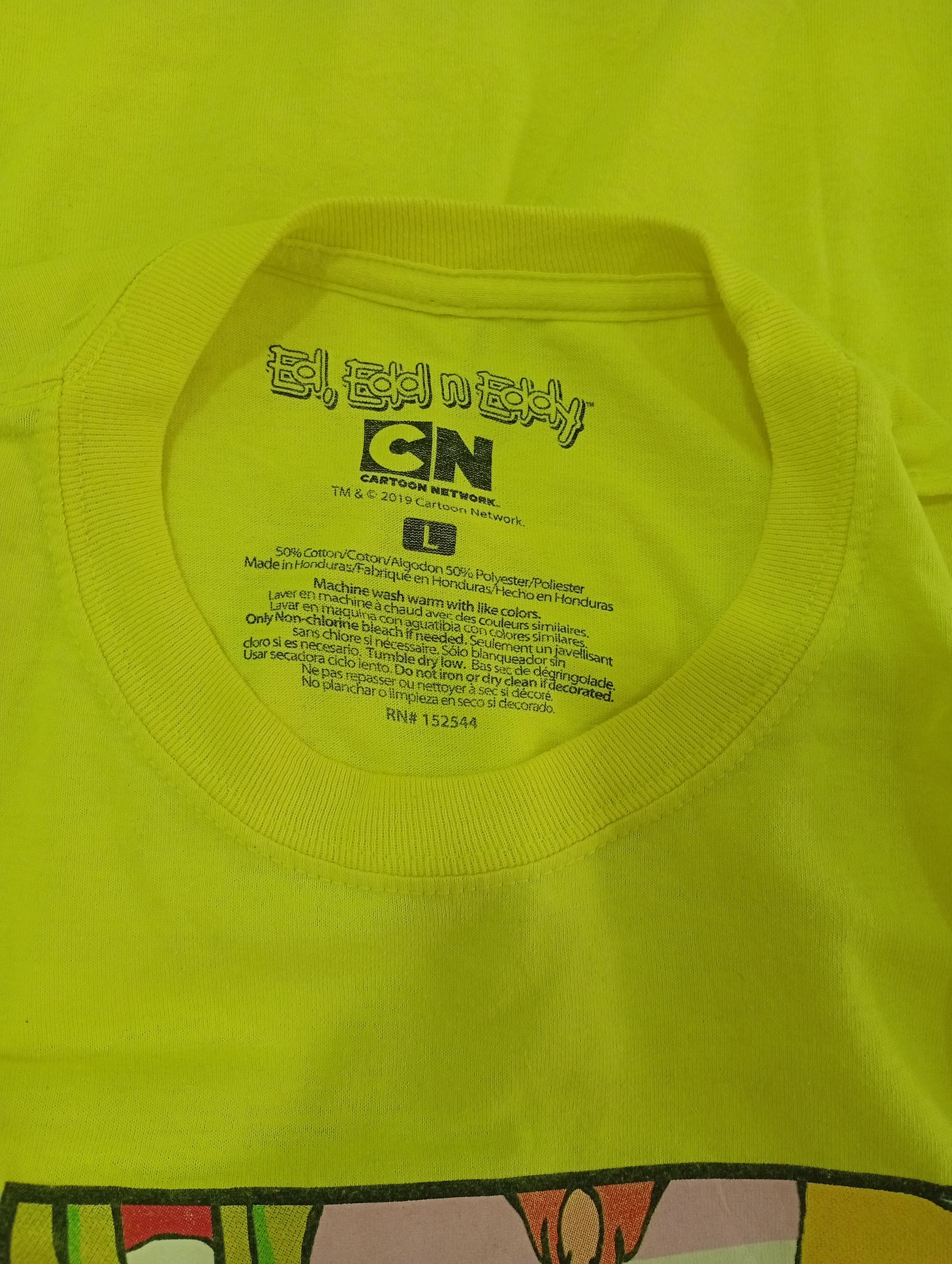 Cartoon Network × Vintage 🔥🔥Ed,Edd N Eddy Don't Be An Ed-iot LS T-Shirt Size US L / EU 52-54 / 3 - 24 Thumbnail