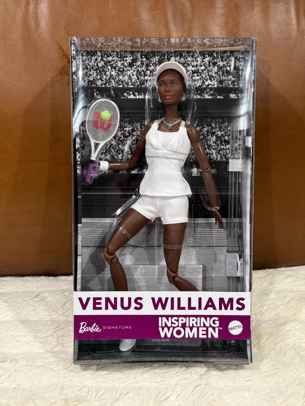 Other 2025 Venus Williams Barbie Tennis Uniform Doll HRM49 IN HAND Size ONE SIZE - 1 Thumbnail
