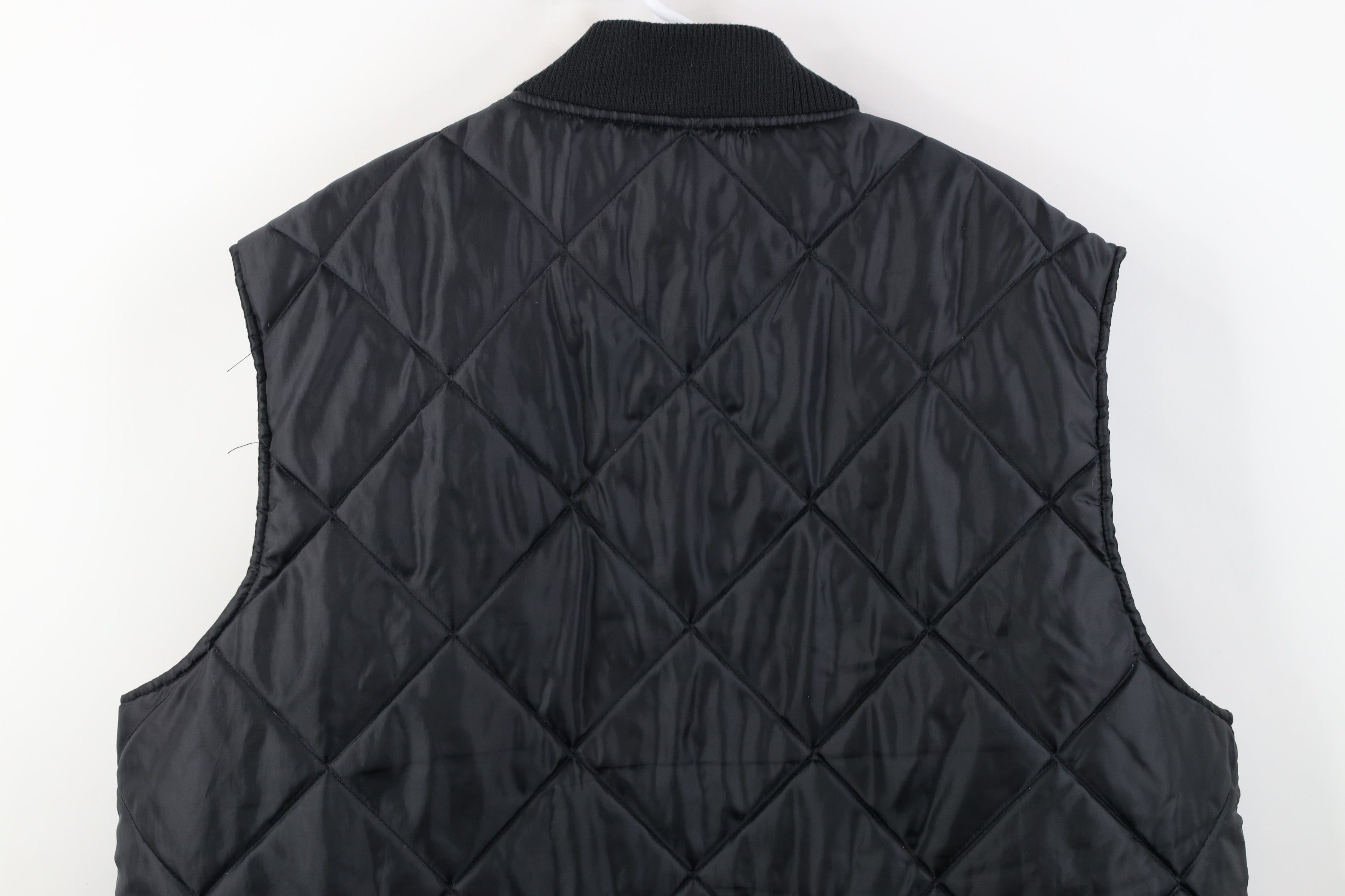 Vintage Vintage 90s Y2K Streetwear Puffer Vest Jacket Black Workwear Size US XXL / EU 58 / 5 - 12 Thumbnail