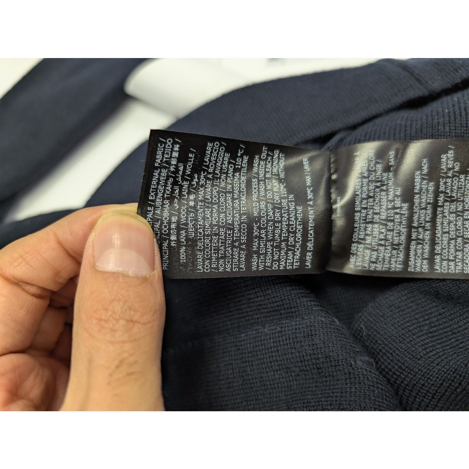Boggi o1rshd1 CC20 Front Double Pocket Jersey Overshirt in Navy Size US M / EU 48-50 / 2 - 17 Thumbnail
