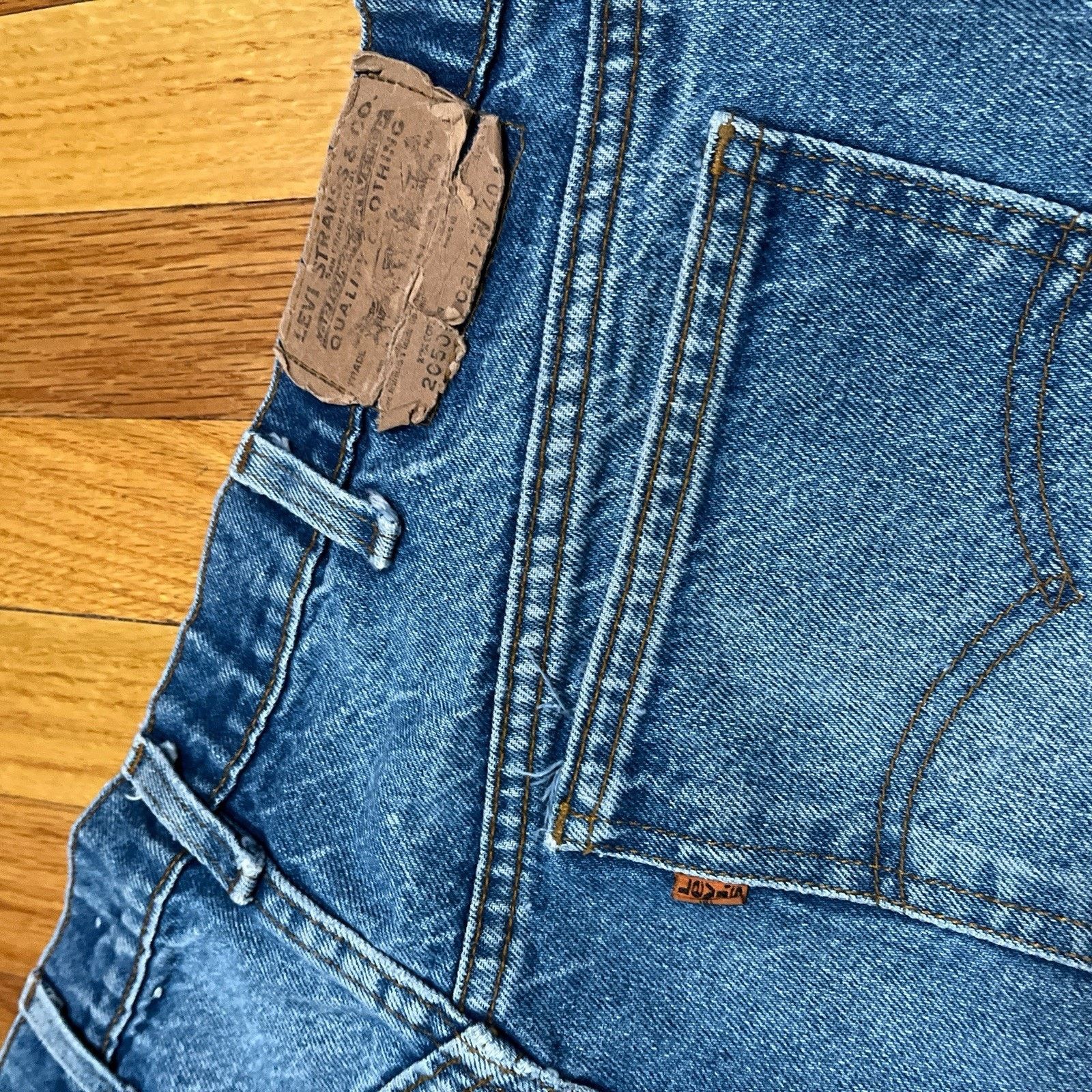 Levi's VTG Levis 20505-0217 Denim Jeans Orange Tab 38x31 USA Fade Size US 38 / EU 54 - 8 Thumbnail