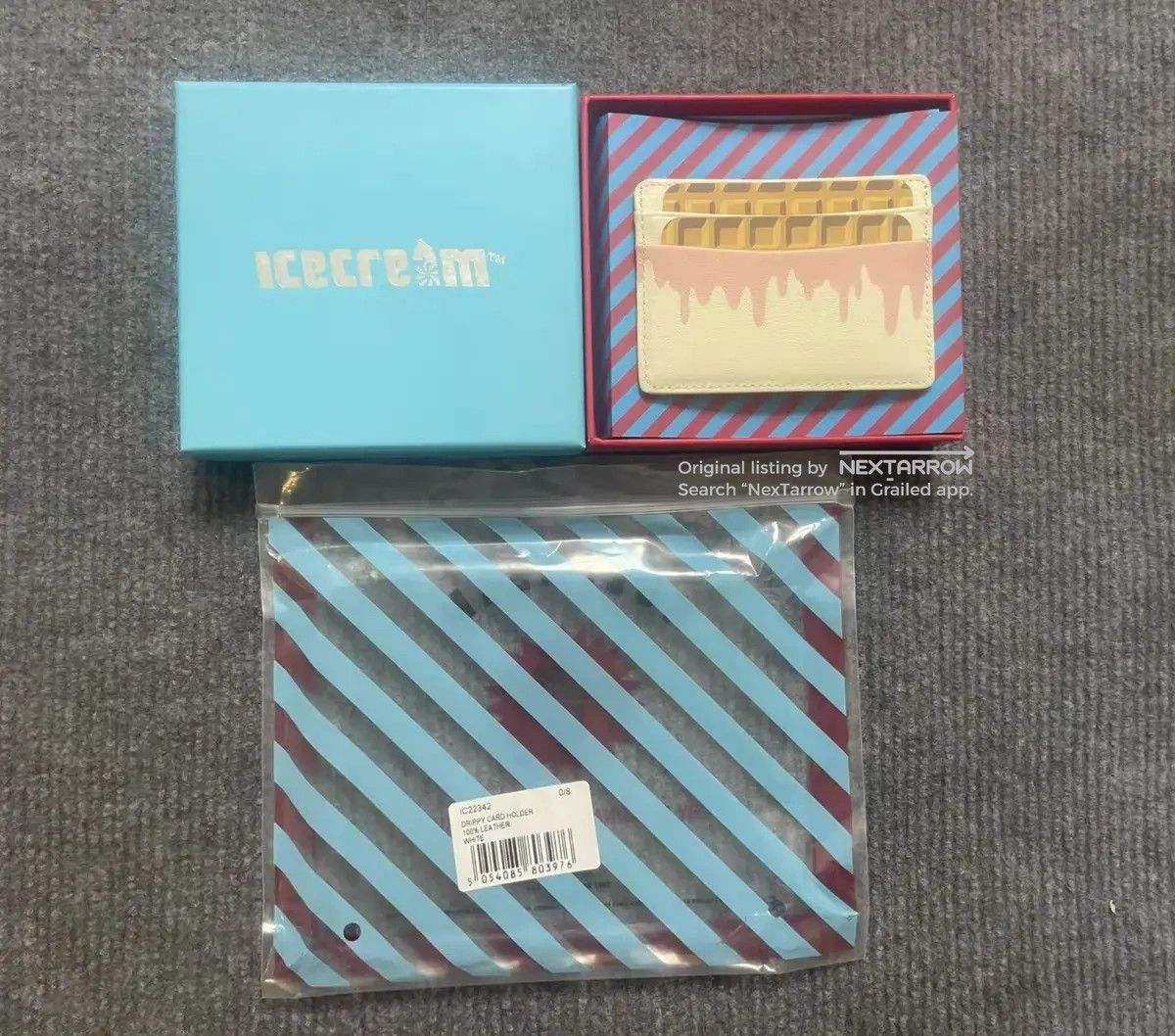 Bbc Eu Icecream Pink Ice Cream Full-Leather Card Holder, Men's — image 4 of 5
