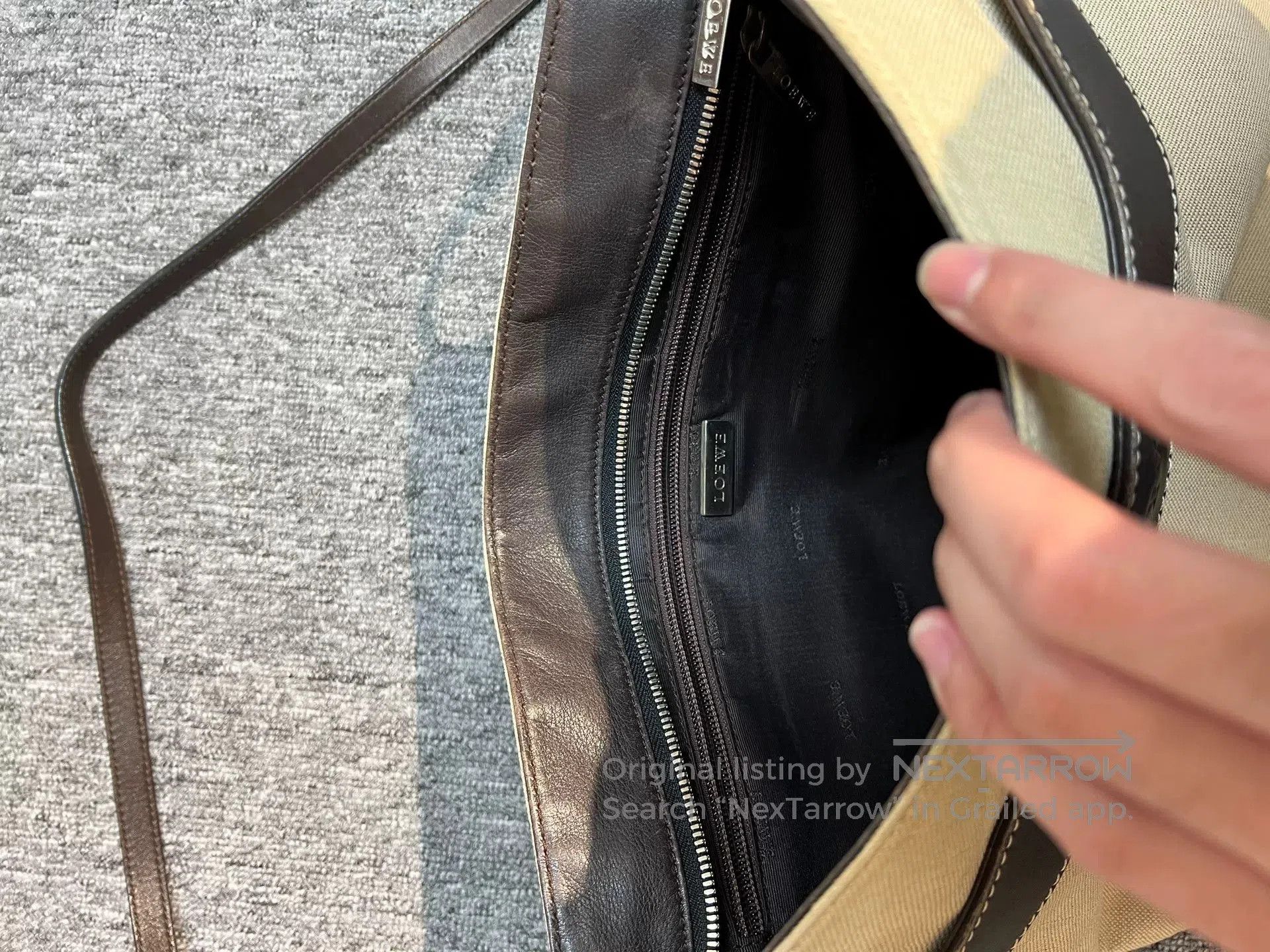 Loewe LOEWE Canvas Crossbody Bag. Size ONE SIZE - 6 Thumbnail