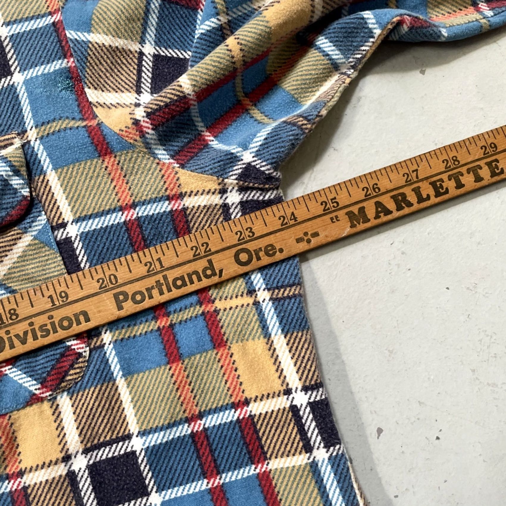 Vintage Vintage Big Smith Shirt Large Flannel Plaid Work Size US L / EU 52-54 / 3 - 3 Thumbnail
