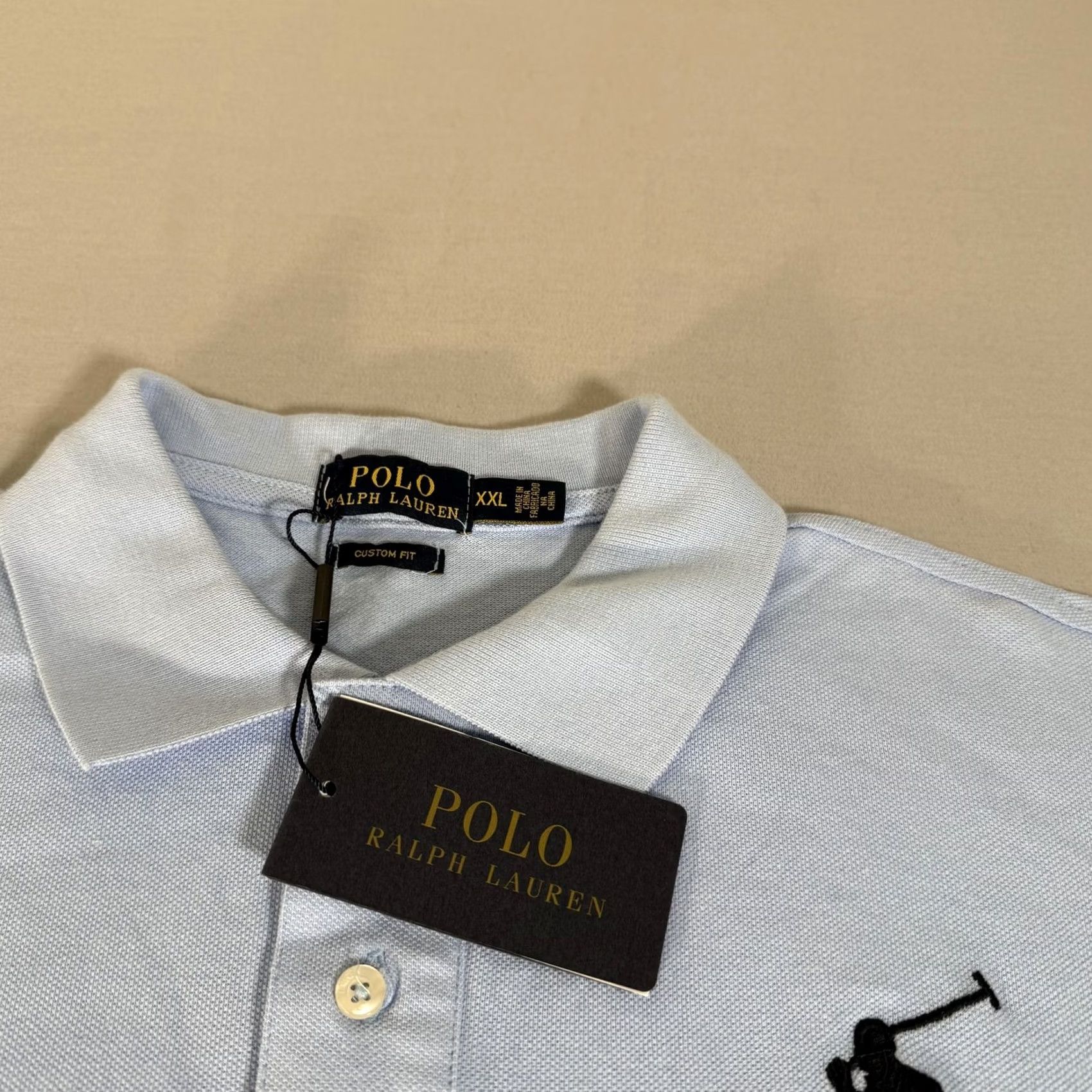 Polo Ralph Lauren Polo Ralph Lauren Shirt Mens 2XL Blue Slim Fit Big Pony 3 Rugby Cotton Preppy Size US XXL / EU 58 / 5 - 4 Thumbnail