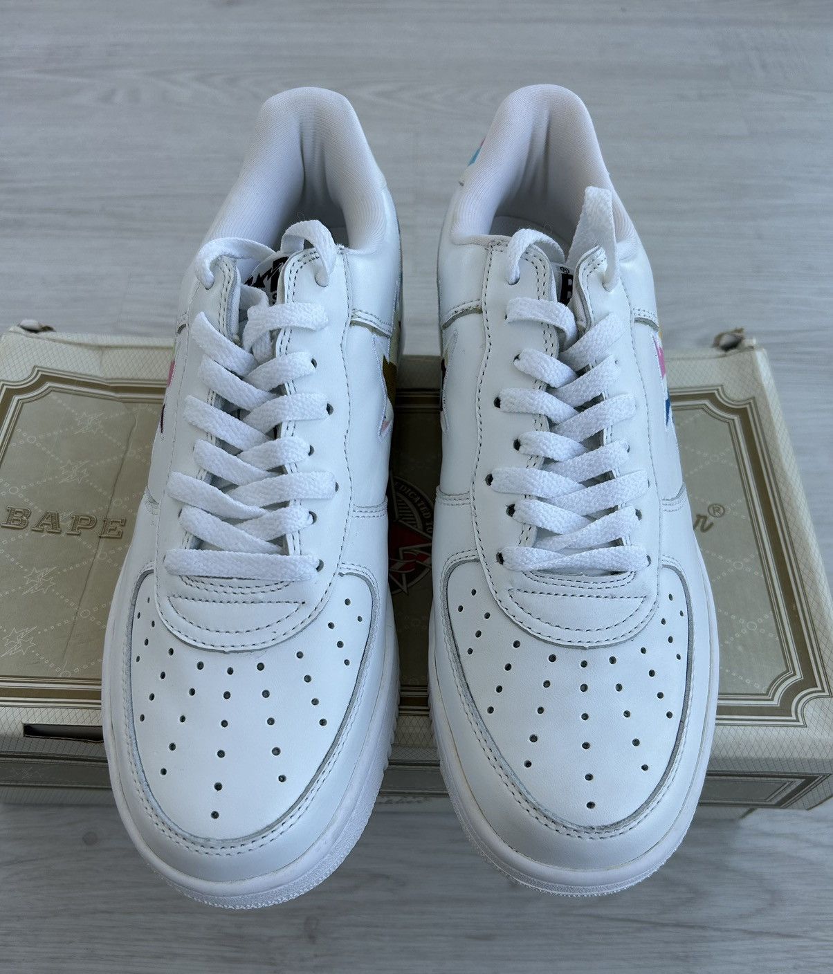 Bape VERY RARE OG 2003 A BATHING APE MULTI CAMO BAPESTA Size US 10 / EU 43 - 2 Thumbnail