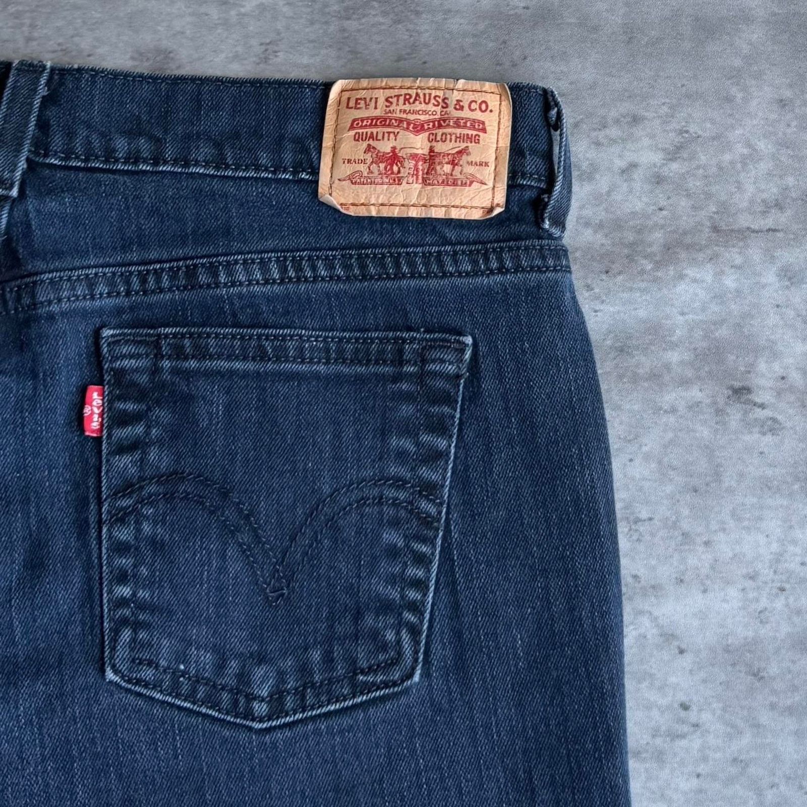 Levi's × Levi's Vintage Clothing × Vintage Vintage Y2K Levi’s 515 Boot Cut Skater Essential Denim Jeans Size 28" / US 6 / IT 42 - 3 Thumbnail