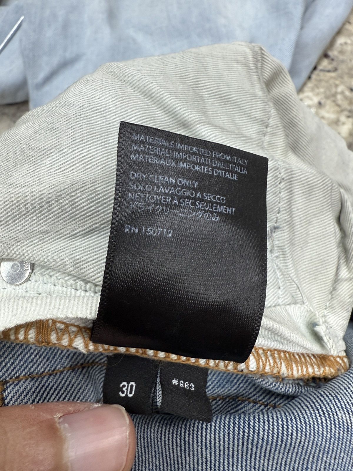 Amiri Amiri Blue MX2 Denim Jeans Size US 30 / EU 46 - 9 Thumbnail