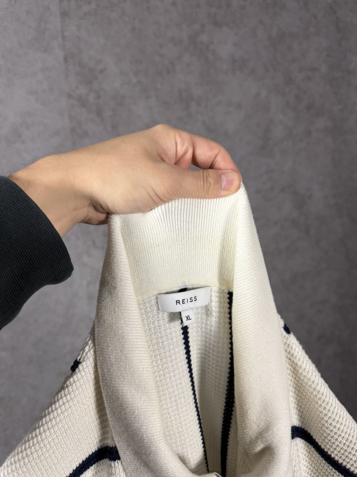 Reiss Reiss designer 1/3 zip polo tee Size US XL / EU 56 / 4 - 8 Thumbnail
