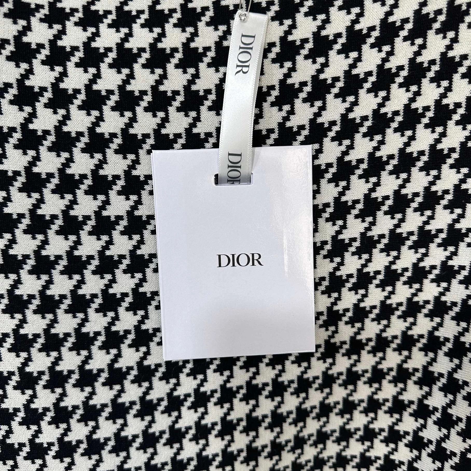 Dior Dior women's gradient houndstooth dress 40 Size M / US 6-8 / IT 42-44 - 7 Thumbnail