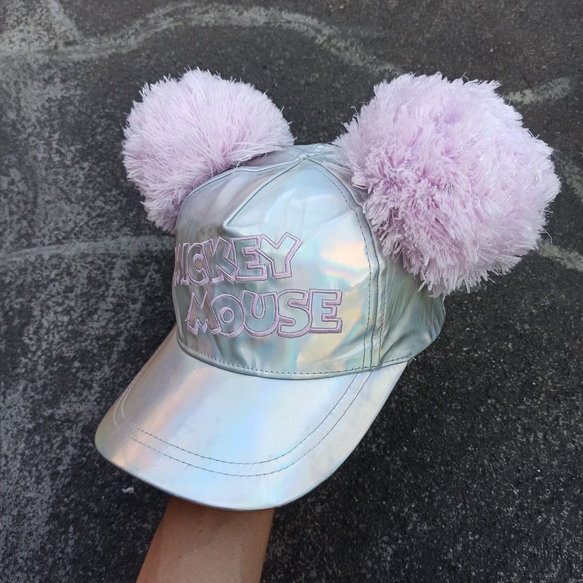 Beauty Beast × Mickey Mouse Sick chrome and pink Mickey Mouse Hat Size ONE SIZE - 2 Thumbnail