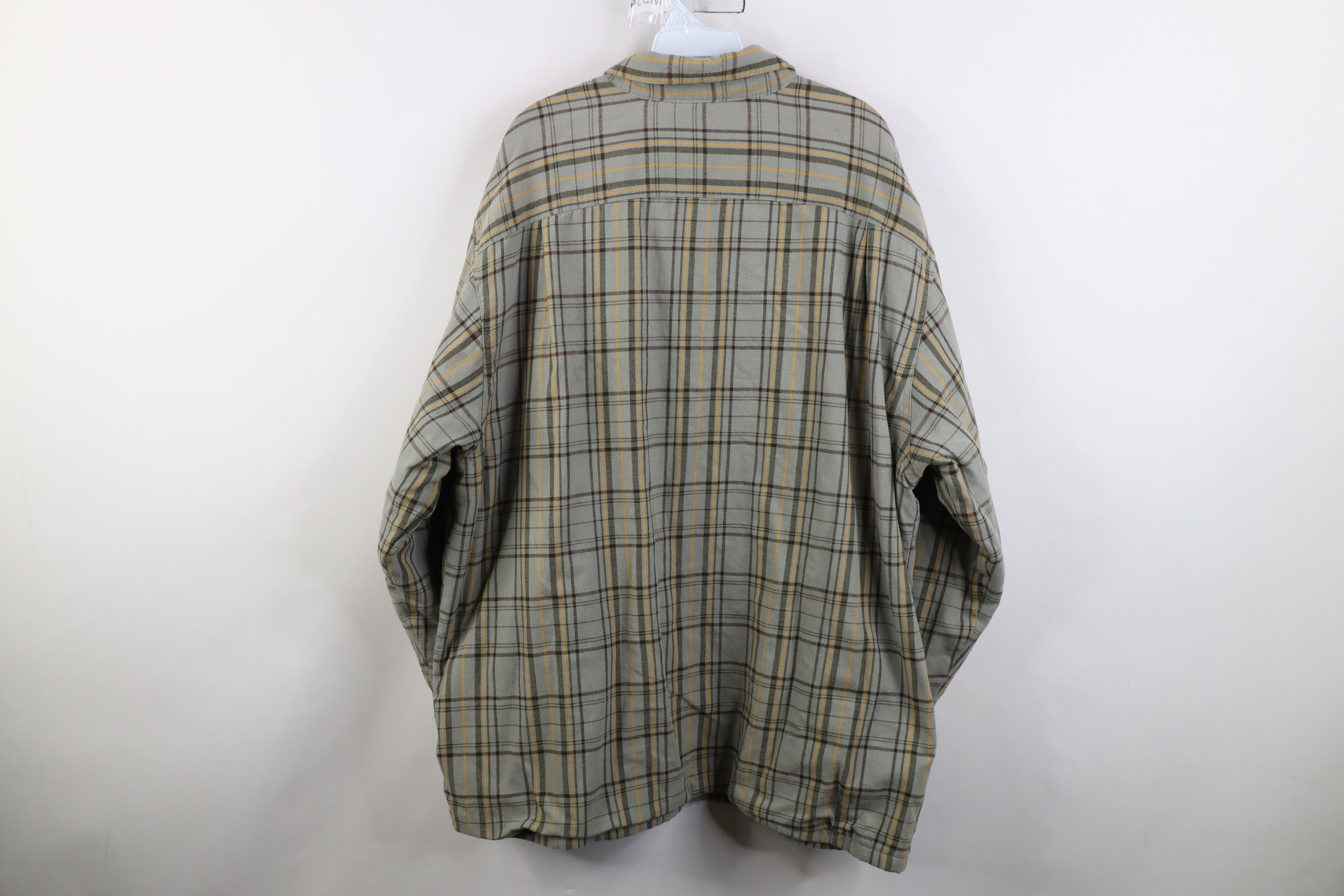 Vintage Vintage 90s Streetwear Waffle Lined Flannel Shirt Jacket Size US XL / EU 56 / 4 - 12 Thumbnail