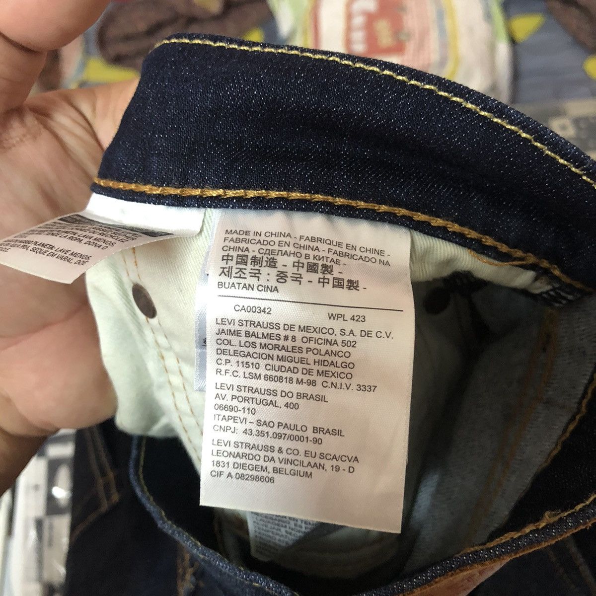 Levi's Levis 505 Blue Denim Pants #A2619 Size US 34 / EU 50 - 23 Thumbnail