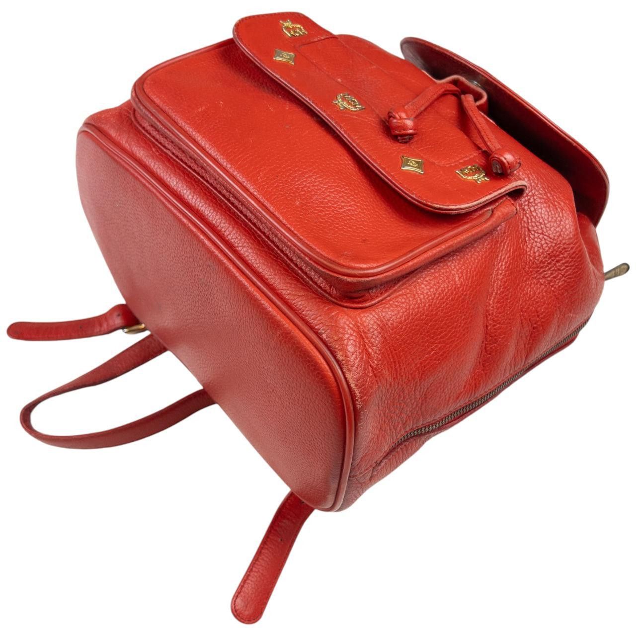 MCM Vintage MCM Leather Backpack Size ONE SIZE - 7 Thumbnail
