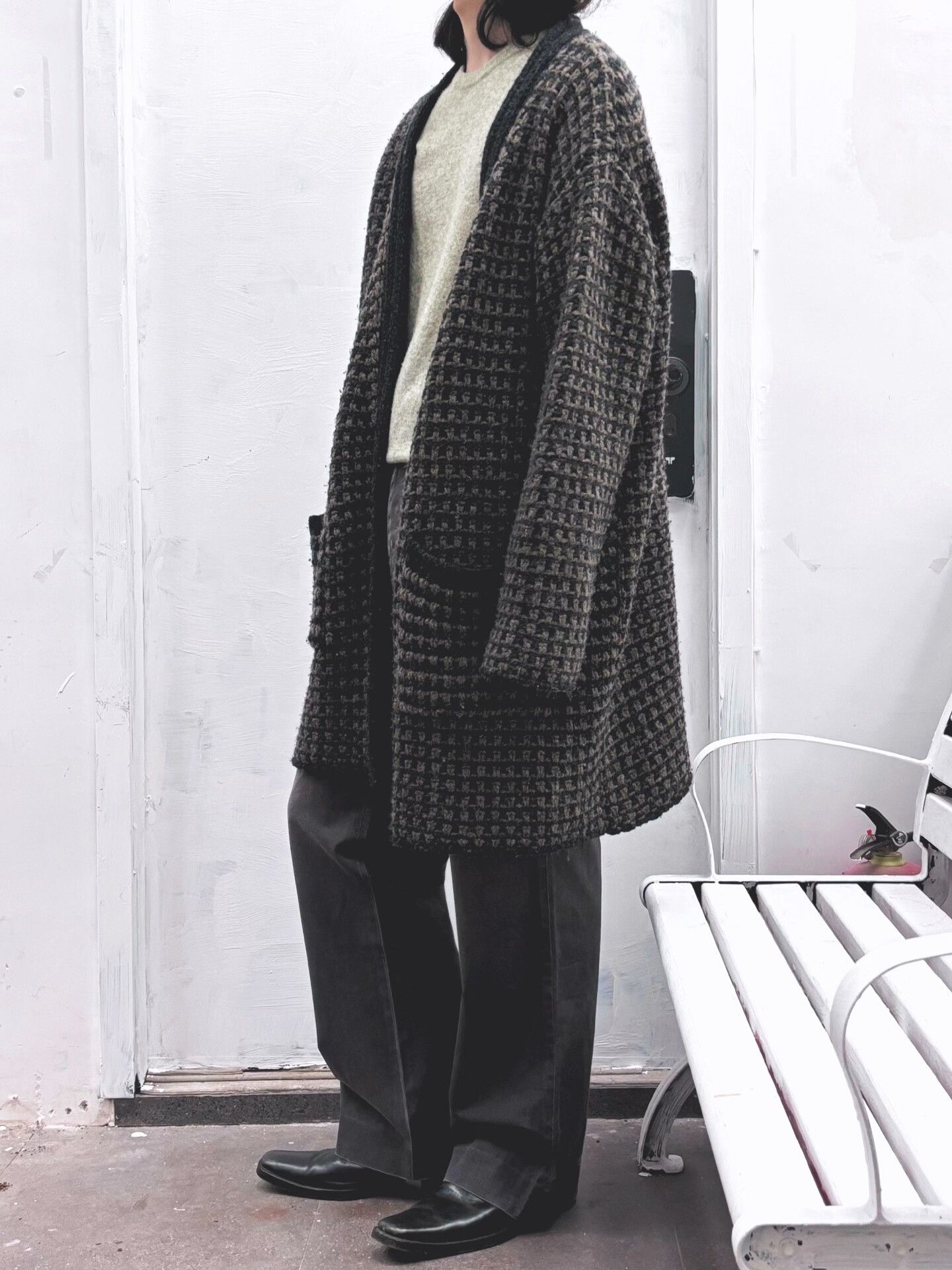Dries Van Noten handcrafted wool long coat by Dries Van Noten Size US L / EU 52-54 / 3 - 1 Thumbnail