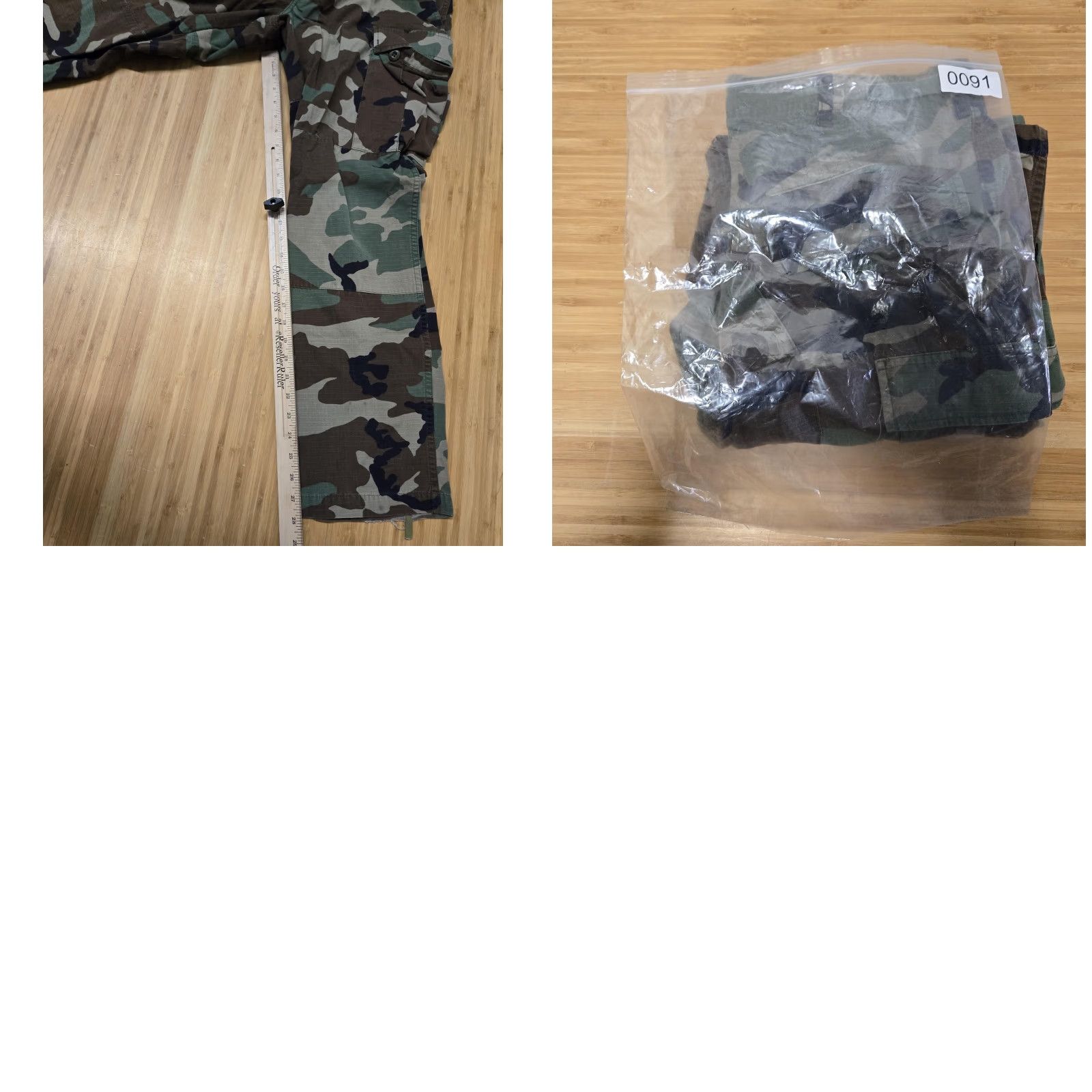 Vintage Military BDU Cargo Pants Mens Medium Regular Woodland Camo Ripstop Tactical Size US 31 - 8 Thumbnail