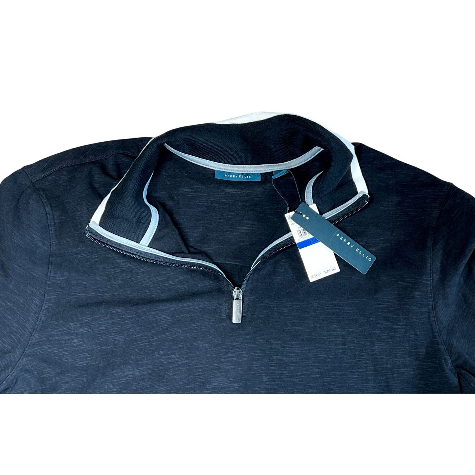 Perry Ellis Perry Ellis Black Polo Style Sweater X LARGE NWT 90 Inspired Size US XL / EU 56 / 4 - 4 Thumbnail