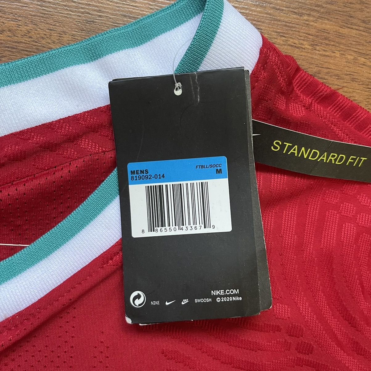 Nike × Vintage LIVERPOOL NIKE VAPORKNIT 2020/2021 FOOTBALL JERSEY #11 SALAH Size US M / EU 48-50 / 2 - 10 Thumbnail