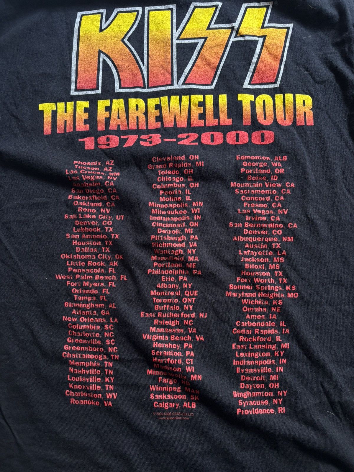 Vintage Kiss Tour 2000 Size US L / EU 52-54 / 3 - 5 Thumbnail