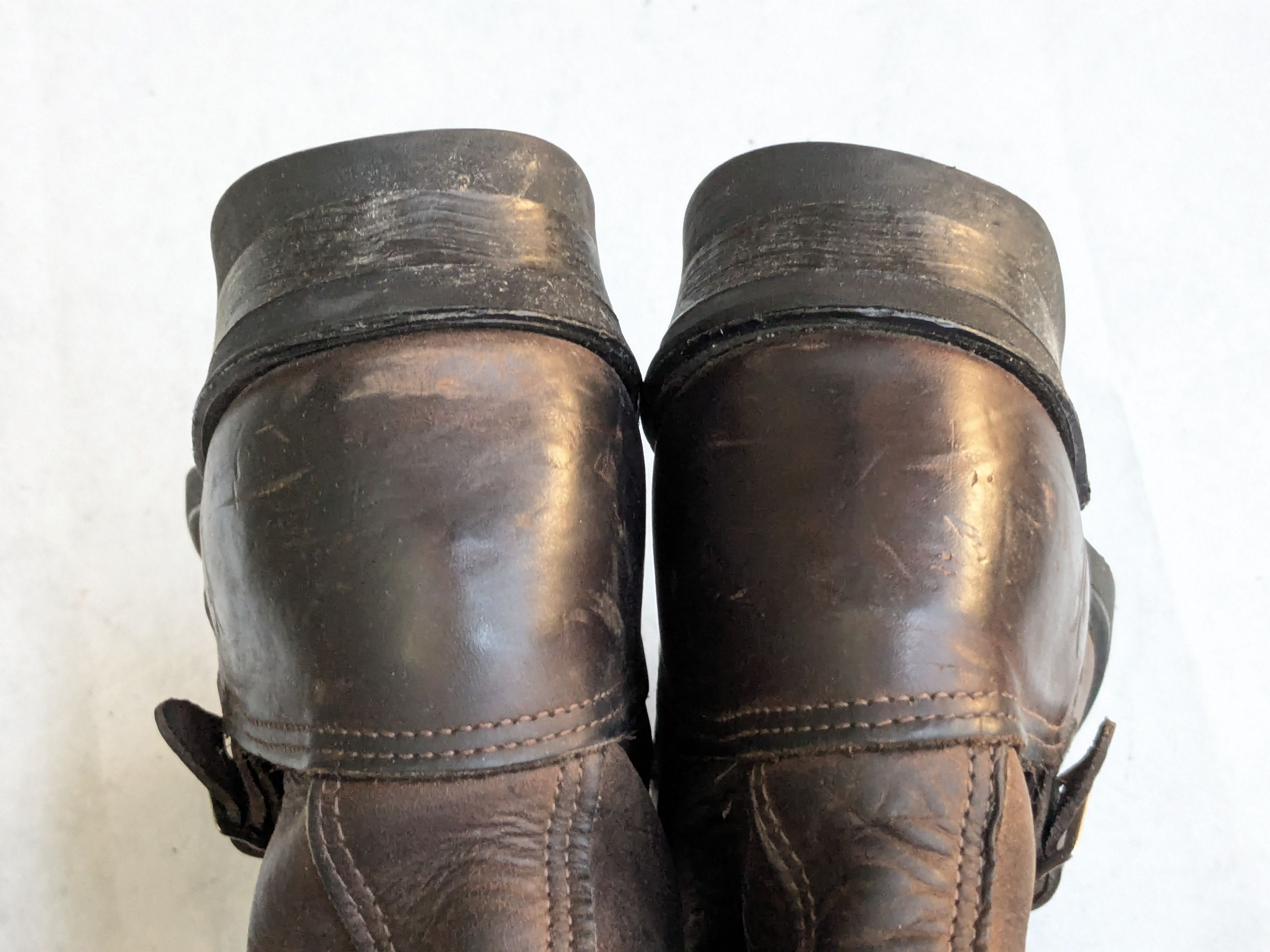 Frye Frye Harness Brown Leather 10.5 M Leather Buckle Punk Size US 10.5 / EU 43-44 - 14 Thumbnail