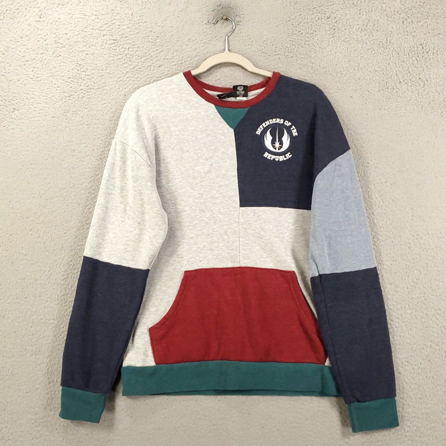Star Wars Star Wars Sweater Mens L Colorblock Skywalker Academy Defenders Of The Republic Shirt Pullover Knit Multicolor Logo Mens Size US L / EU 52-54 / 3 - 2 Thumbnail