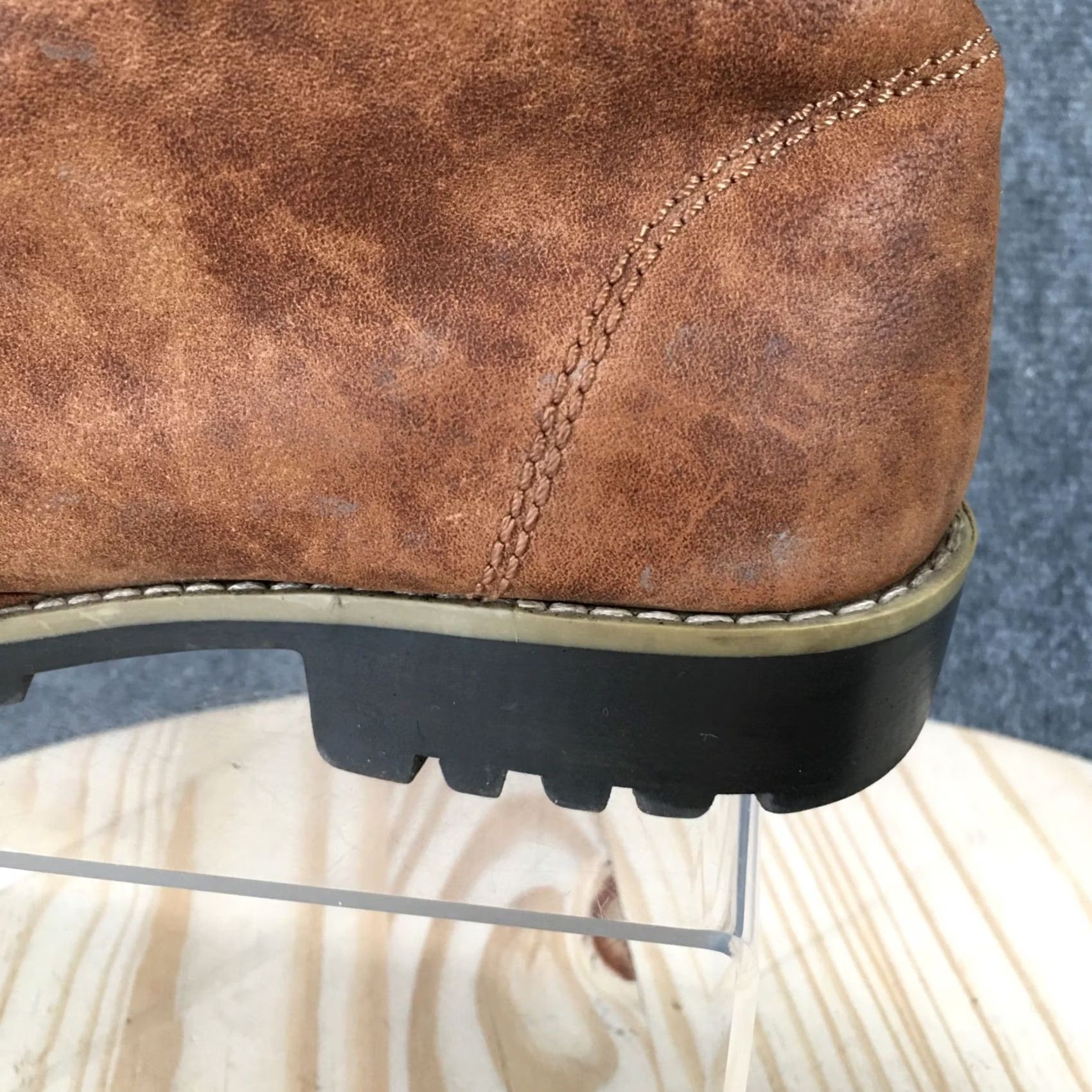 Vintage Cliffs by White Mountain Boots Womens 9.5 M Ports Mouth Bootie Brown Ankle Top Shoes Size L / US 10 / IT 46 - 5 Thumbnail