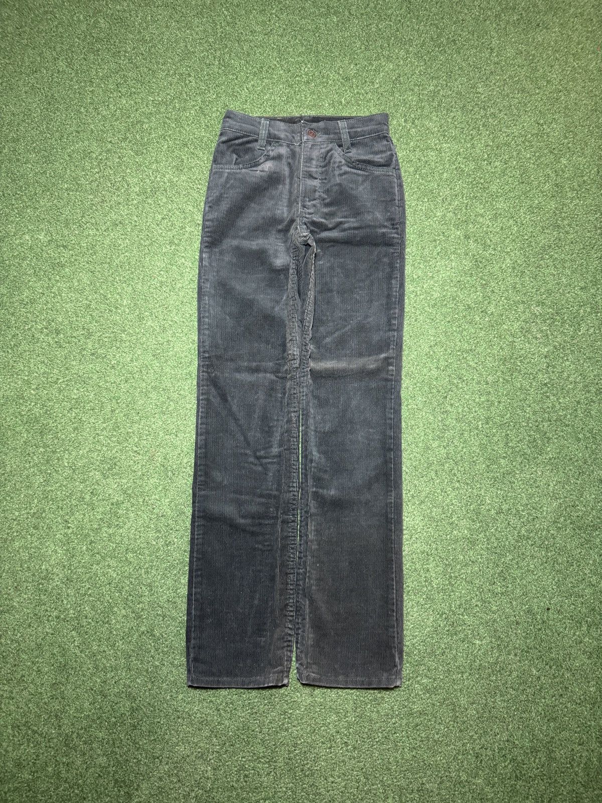Levi's Vintage Clothing Vintage 70s Levi’s Student Retro Green Corduroy 25x30 Pants Size US 26 / EU 42 - 2 Thumbnail