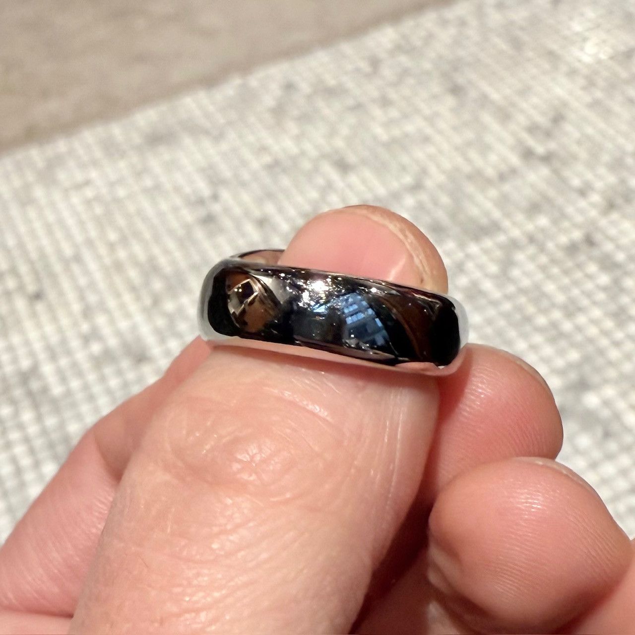 Hermes Hermès Carrousel Craie Lacquered Signet Ring - Size 60 Size ONE SIZE - 11 Thumbnail