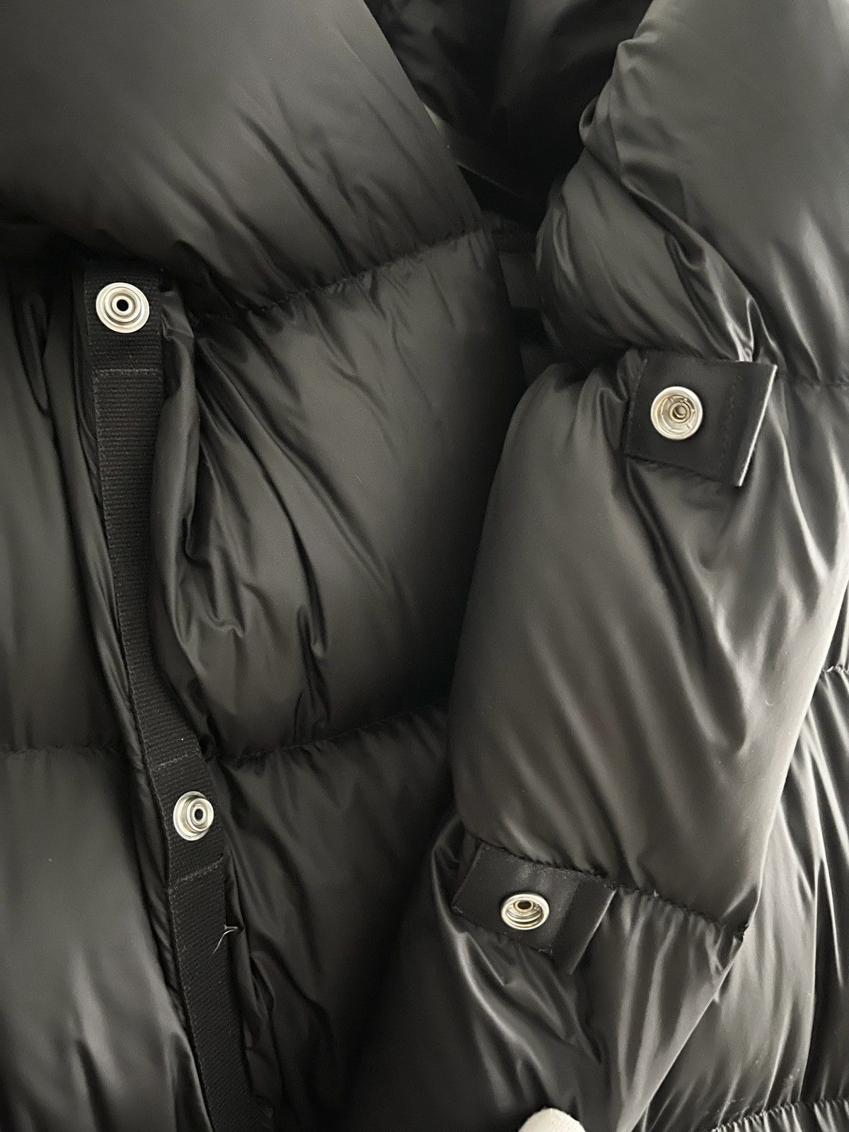 Rick Owens STEAL! FW22 Rick Owens Leather Pockets Puffer Coat (L) Size US L / EU 52-54 / 3 - 5 Thumbnail