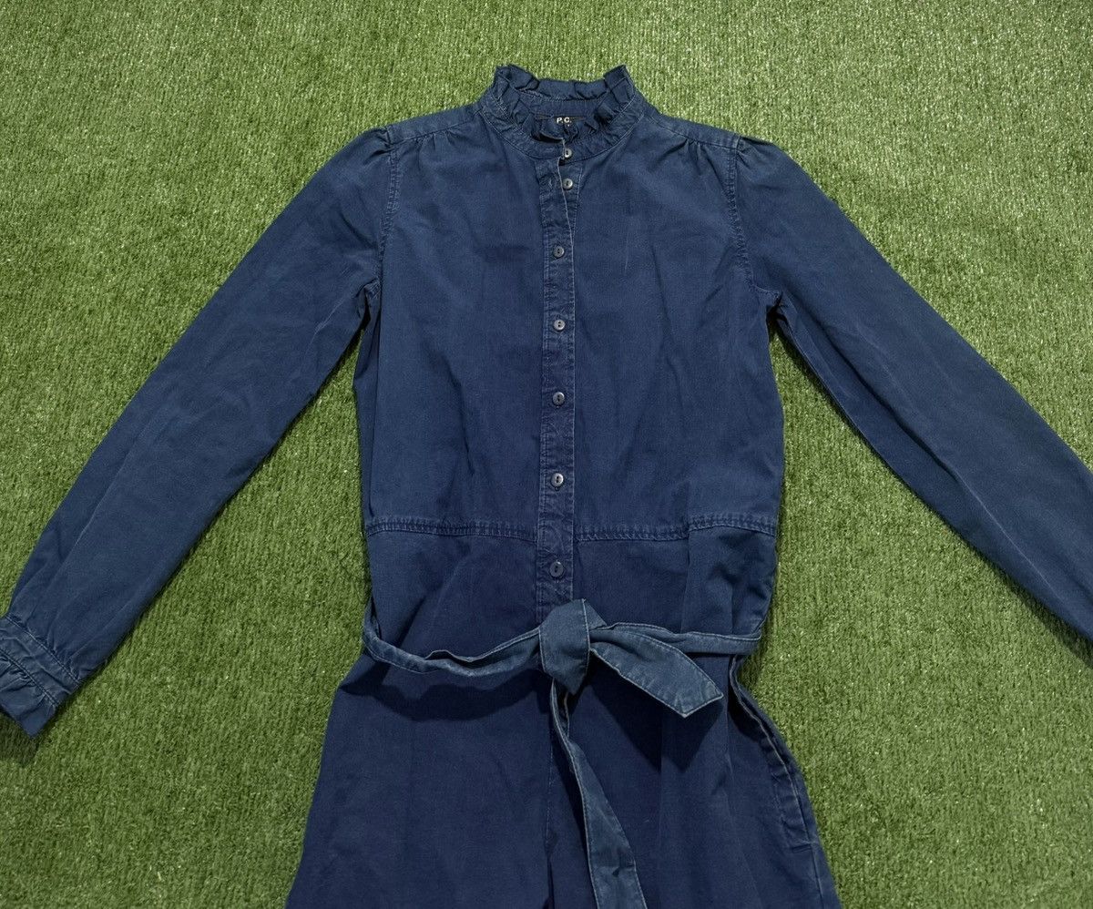 A.P.C. A.P.C. Paris Jumpsuit Denim Blue Retro Size 26" / US 2 / IT 38 - 3 Thumbnail