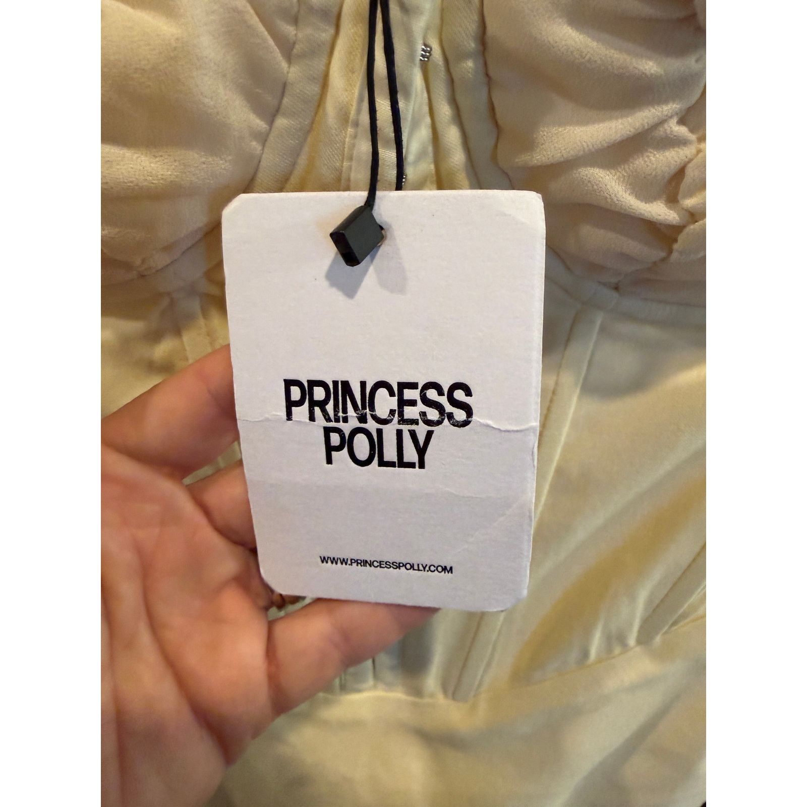 PRINCESS POLLY Princess Polly-Estrello Corset Mini Dress -Cream- size 6-NWT Size M / US 6-8 / IT 42-44 - 6 Thumbnail