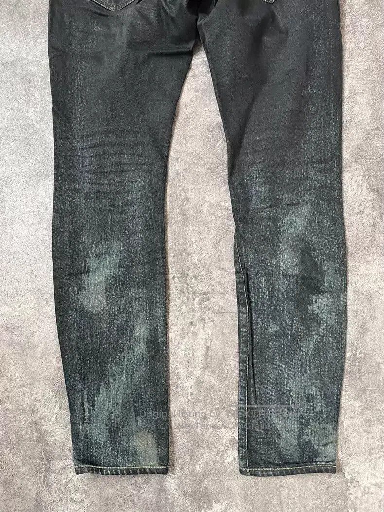 Saint Laurent Paris Saint Laurent Paris Oil Stain Ripped Destroyed Denim Pants Size US 32 / EU 48 - 9 Thumbnail