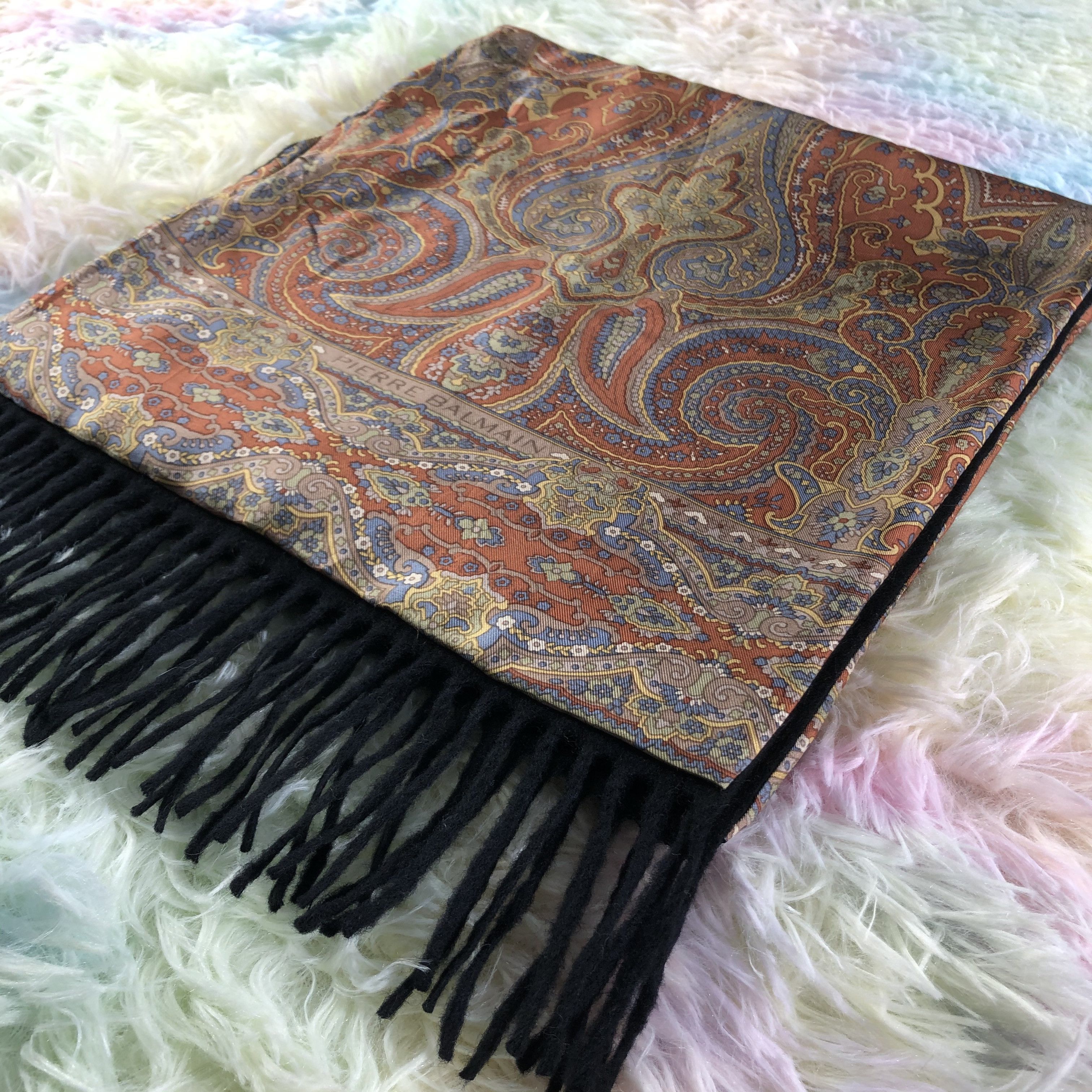 Vintage Pierre Balmain Scarf / Muffler / Neckwear - KM237 Size ONE SIZE - 3 Thumbnail