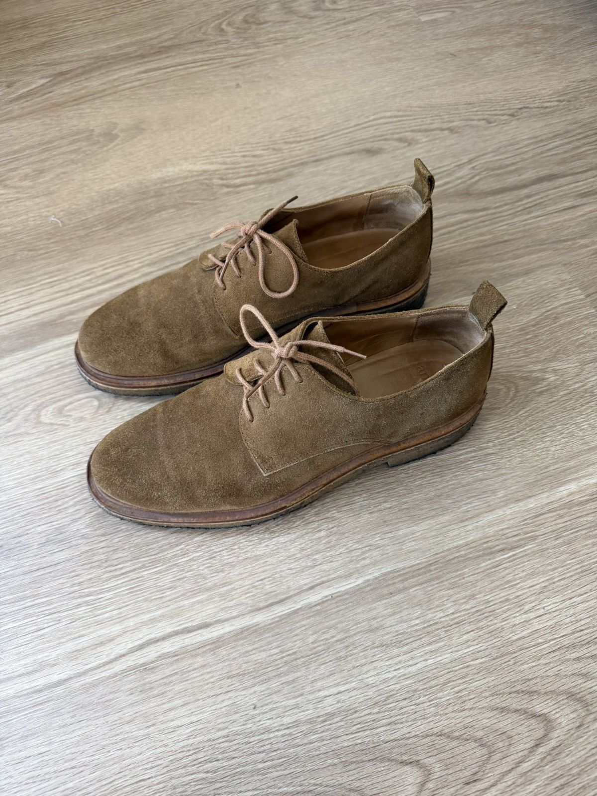 AMI Suede Derby Shoes Made in Portugal Size US 11 / EU 44 - 2 Thumbnail
