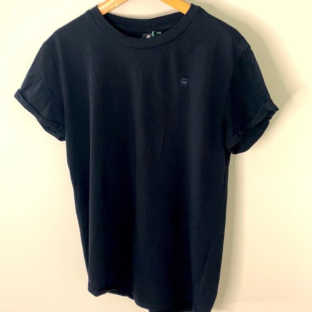 Designer Rolled SS Tee - G-Star RAW - Black - medium - 100% Ctn Size US M / EU 48-50 / 2 - 2 Thumbnail